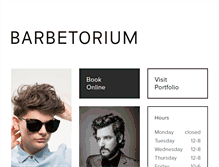 Tablet Screenshot of barbetorium.com